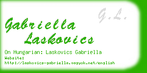 gabriella laskovics business card